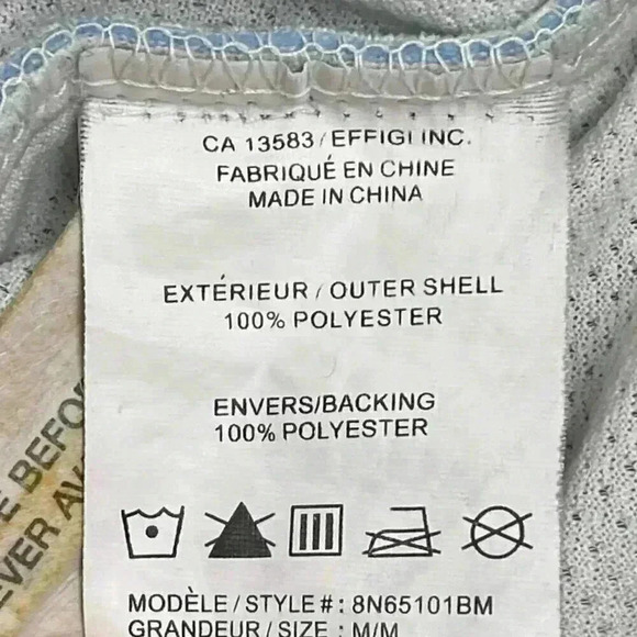 BLACK MOUNTAIN 1/4 zip pullover fleece medium blue - Picture 5 of 5